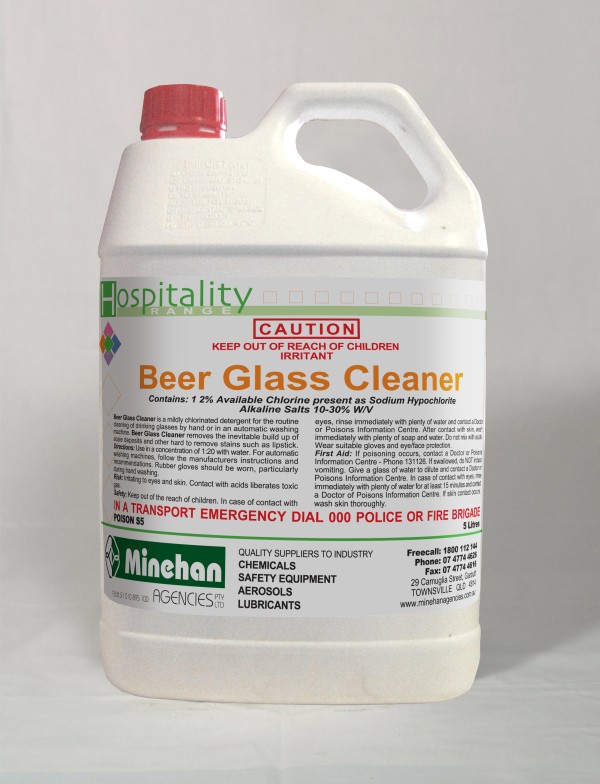 beer glass detergent