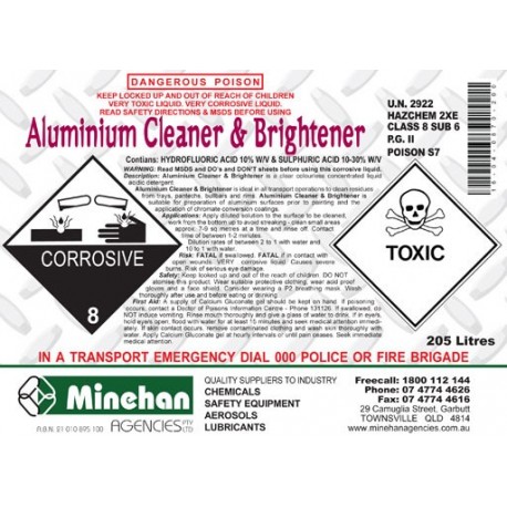 Aluminium Clean & Bright 200L