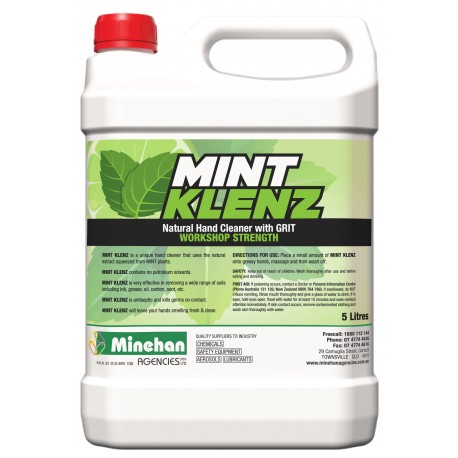 Mint Klenz Hand Cleaner 5L