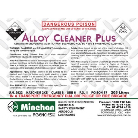 Alloy Cleaner Plus 200L
