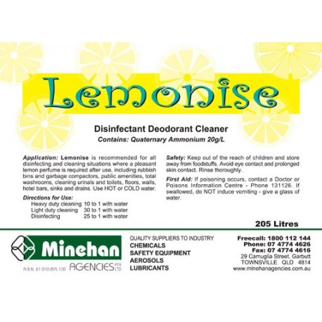 Lemonise disinfectant 200L