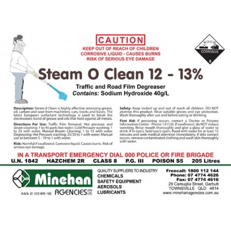 Steam O Clean 12-13% 200L