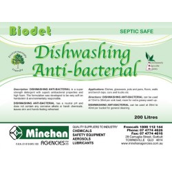 Biodet Anti Bact Dishwash 200L